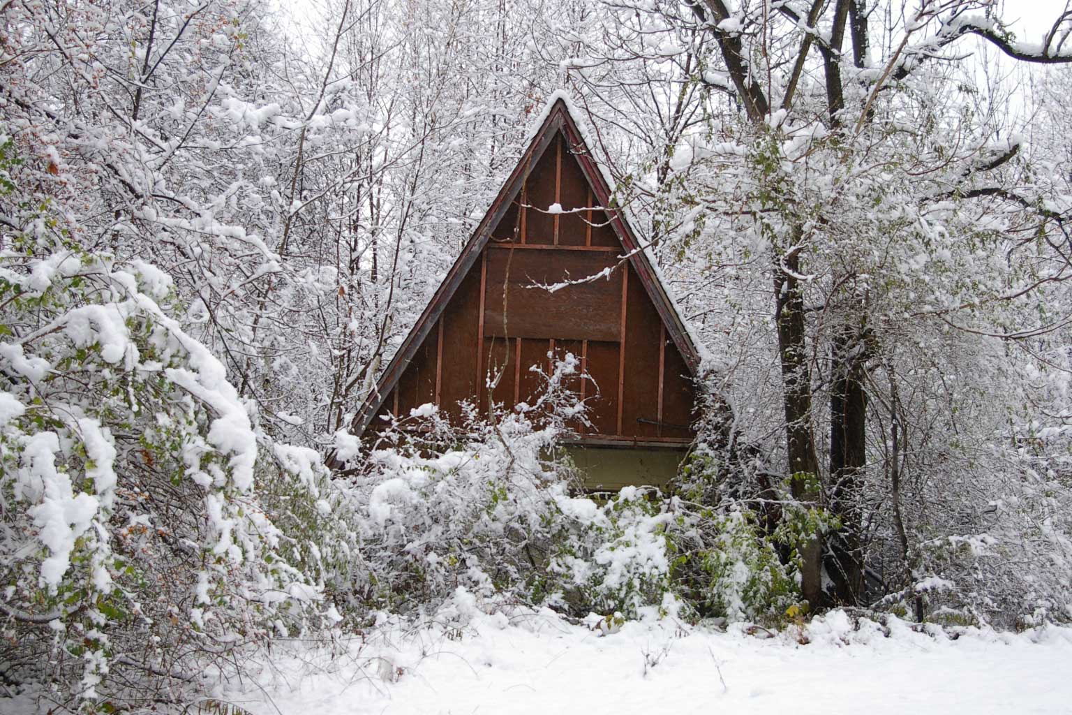 a frame house