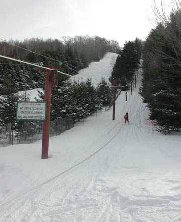 First Artificial Snow Falls on Mt. Greylock