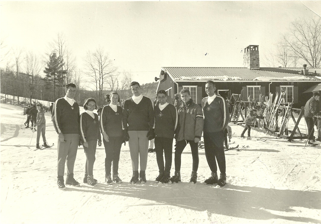 Here is a photo of the Ski School at that time, in 1965-66, with the ...