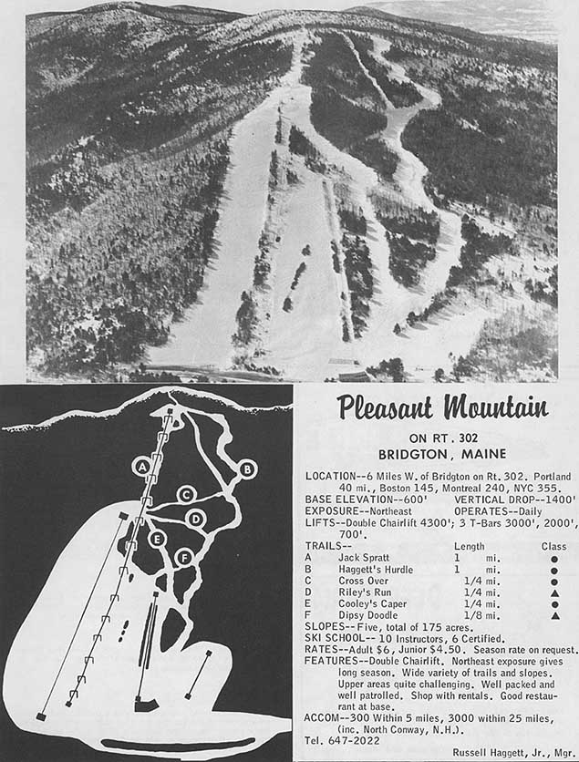 Historic Ski Postcards, Pictures, and Trail Maps