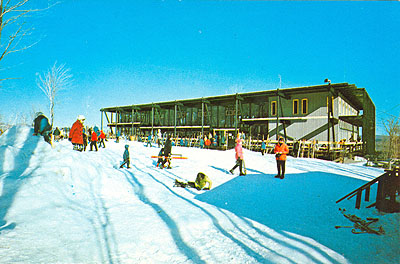 The lower base lodge at Haystack