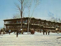 The lower base lodge in the 1960s