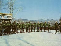 Ski school line up (1960s)